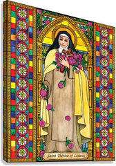 Canvas Print - St. Thérèse  of Lisieux by B. Nippert