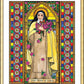 Wall Frame Gold, Matted - St. Therese of Lisieux by Brenda Nippert - Trinity Stores