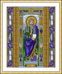 Wall Frame Gold - St. Matthew by B. Nippert