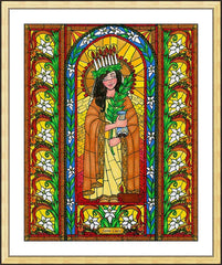Wall Frame Gold - St. Lucy by B. Nippert