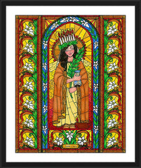 Wall Frame Black - St. Lucy by B. Nippert