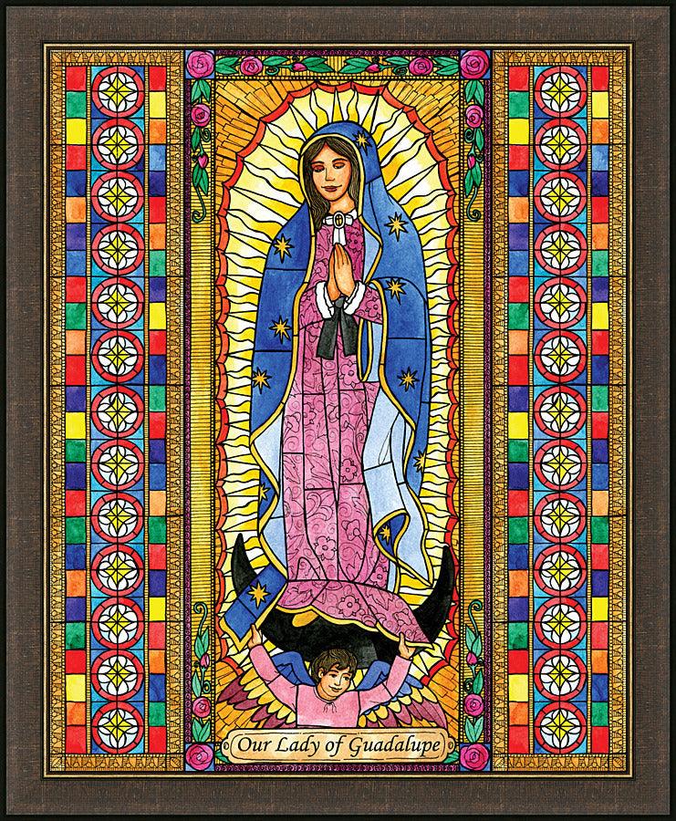 Wall Frame Espresso - Our Lady of Guadalupe by B. Nippert