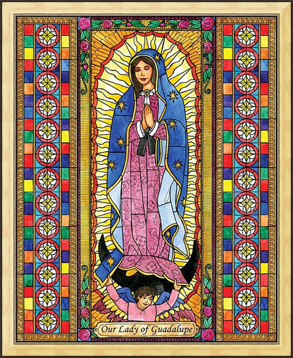 Wall Frame Gold - Our Lady of Guadalupe by Brenda Nippert - Trinity Stores