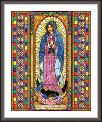 Wall Frame Espresso - Our Lady of Guadalupe by B. Nippert