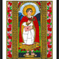 Wall Frame Black, Matted - St. Valentine by B. Nippert
