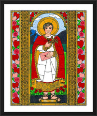 Wall Frame Black - St. Valentine by B. Nippert