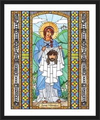 Wall Frame Black - St. Veronica by B. Nippert