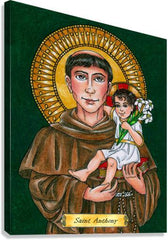 Canvas Print - St. Anthony of Padua by B. Nippert