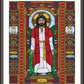 Wall Frame Espresso, Matted - Jesus by Brenda Nippert - Trinity Stores