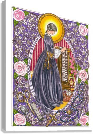 Canvas Print - St. Zélie Martin by Brenda Nippert - Trinity Stores