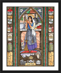 Wall Frame Black - St. Zita by B. Nippert