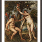 Wall Frame Espresso, Matted - Adam and Eve by Museum Art - Trinity Stores