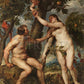 Wall Frame Black, Matted - Adam and Eve by Museum Art - Trinity Stores