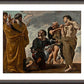 Wall Frame Espresso, Matted - Moses and Messengers from Canaan by Museum Art