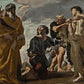 Wall Frame Black, Matted - Moses and Messengers from Canaan by Museum Art - Trinity Stores