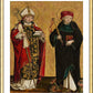 Wall Frame Gold, Matted - Sts. Adalbert and Procopius by Museum Art