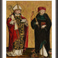 Wall Frame Espresso, Matted - Sts. Adalbert and Procopius by Museum Art - Trinity Stores