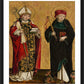 Wall Frame Black, Matted - Sts. Adalbert and Procopius by Museum Art
