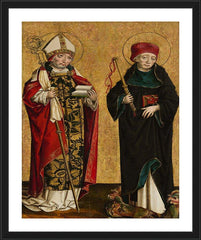 Wall Frame Black - Sts. Adalbert and Procopius by Museum Art
