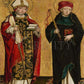 Wall Frame Black, Matted - Sts. Adalbert and Procopius by Museum Art - Trinity Stores