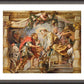 Wall Frame Espresso, Matted - Meeting of St. Abraham and Melchizedek by Museum Art