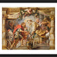 Wall Frame Black, Matted - Meeting of St. Abraham and Melchizedek by Museum Art