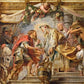 Wall Frame Gold, Matted - Meeting of St. Abraham and Melchizedek by Museum Art - Trinity Stores