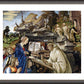 Wall Frame Espresso, Matted - Apparition of Blessed Virgin to St. Bernard of Clairvaux by Museum Art - Trinity Stores