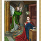Wall Frame Gold, Matted - Annunciation by Museum Art