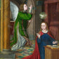 Wall Frame Espresso, Matted - Annunciation by Museum Art