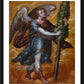 Wall Frame Black, Matted - Angel Carrying a Cypress  by Museum Art - Trinity Stores