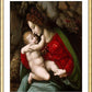 Wall Frame Gold, Matted - Madonna and Child by Museum Art