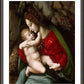 Wall Frame Espresso, Matted - Madonna and Child by Museum Art
