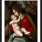 Wall Frame Black, Matted - Madonna and Child by Museum Art - Trinity Stores
