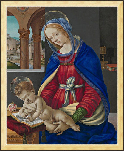 Wall Frame Gold - Madonna and Child by Museum Art