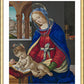 Wall Frame Gold, Matted - Madonna and Child by Museum Art