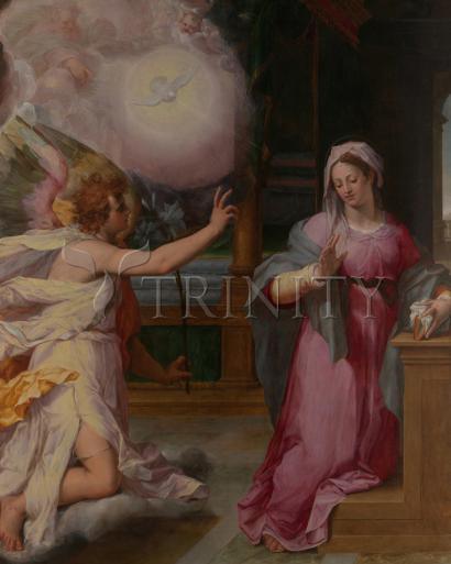 Wall Frame Black, Matted - Annunciation by Museum Art - Trinity Stores