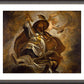 Wall Frame Espresso, Matted - St. Athanasius of Alexandria Defeating Arius by Museum Art - Trinity Stores