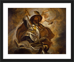 Wall Frame Black - St. Athanasius of Alexandria Defeating Arius by Museum Art