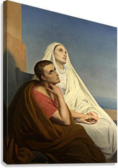 Canvas Print - Sts. Augustine and Monica by Museum Art
