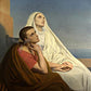 Wall Frame Gold, Matted - Sts. Augustine and Monica by Museum Art - Trinity Stores