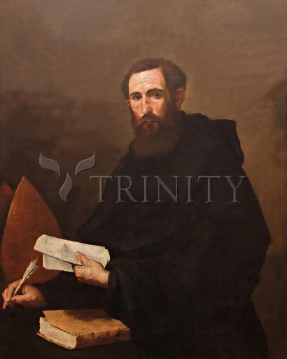 Wall Frame Black, Matted - St. Augustine by Museum Art - Trinity Stores
