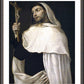 Wall Frame Espresso, Matted - St. Albert of Sicily by Museum Art - Trinity Stores