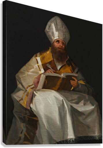 Canvas Print - St. Ambrose  by Museum Art - Trinity Stores
