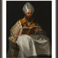 Wall Frame Espresso, Matted - St. Ambrose  by Museum Art