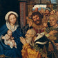 Wall Frame Black, Matted - Adoration of the Magi by Museum Art