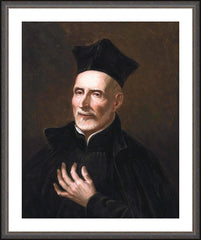 Wall Frame Espresso - St. Joseph of Calasanz by Museum Art