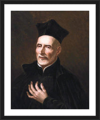 Wall Frame Black - St. Joseph of Calasanz by Museum Art