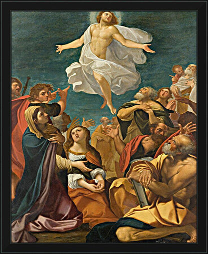 Wall Frame Black - Ascension of Christ   by Museum Art