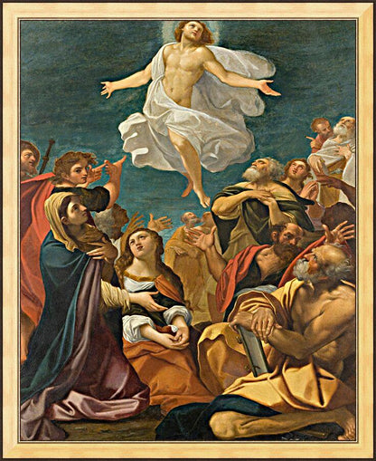 Wall Frame Gold - Ascension of Christ   by Museum Art
